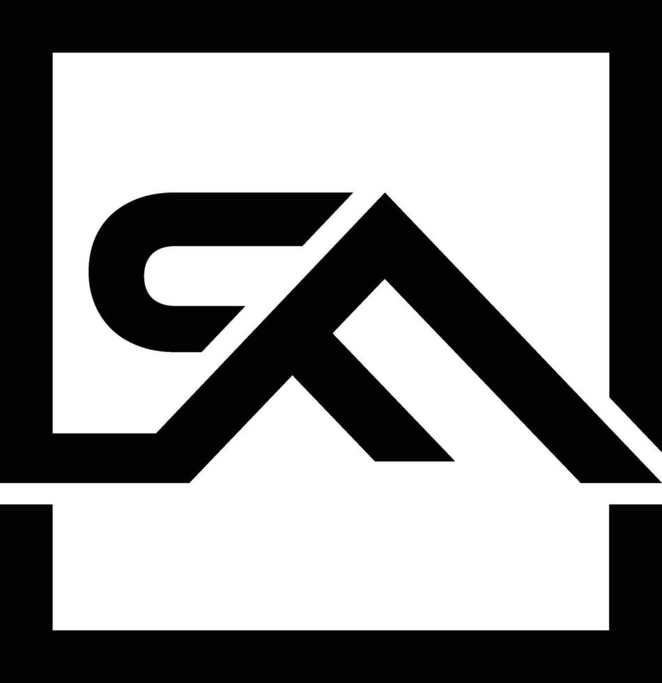 sf logotyp design vektor