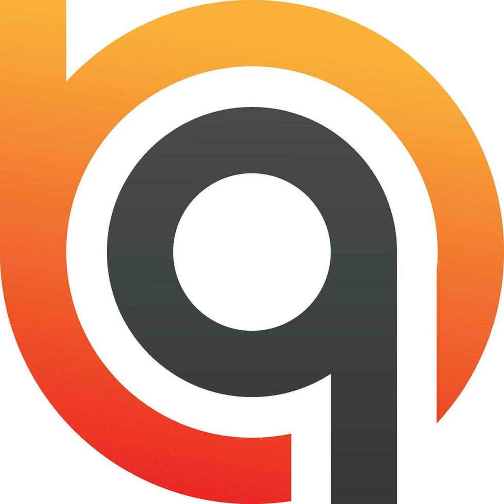 bq logotyp design vektor