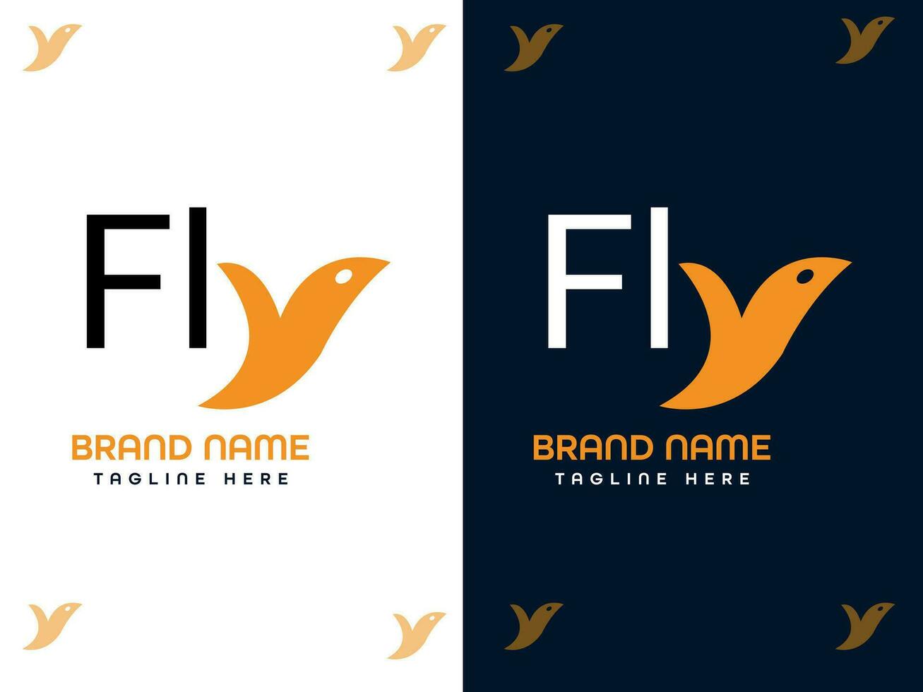 fluga logotyp design vektor