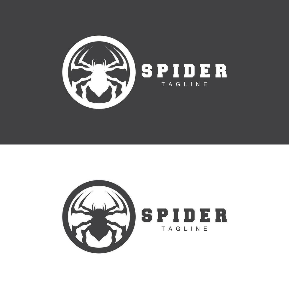 Spindel logotyp vektor symbol illustration design