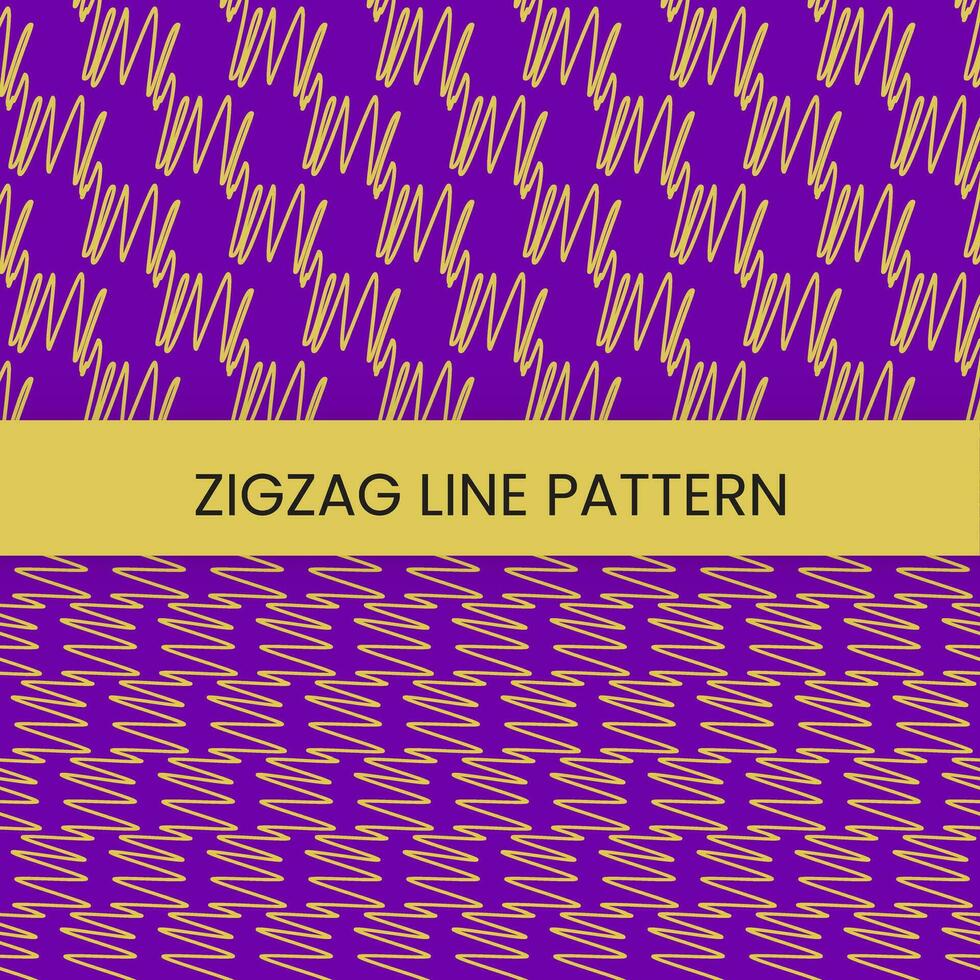 sicksack- linje mönster bakgrund design vektor