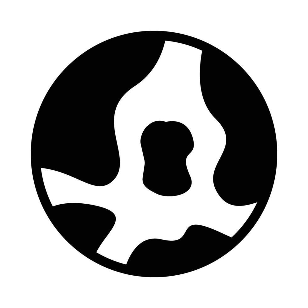 Erde Vektor Glyphe Symbol zum persönlich und kommerziell verwenden.