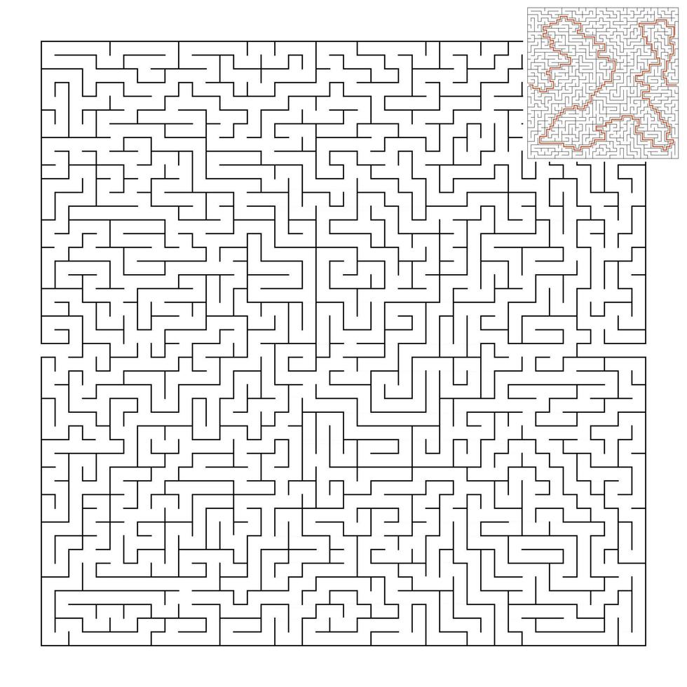 labyrint för barn. pussel för barn. labyrintkonst. vektor