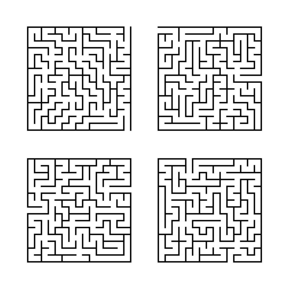 Labyrinth für Kinder. Puzzle für Kinder. Labyrinth Rätsel. vektor