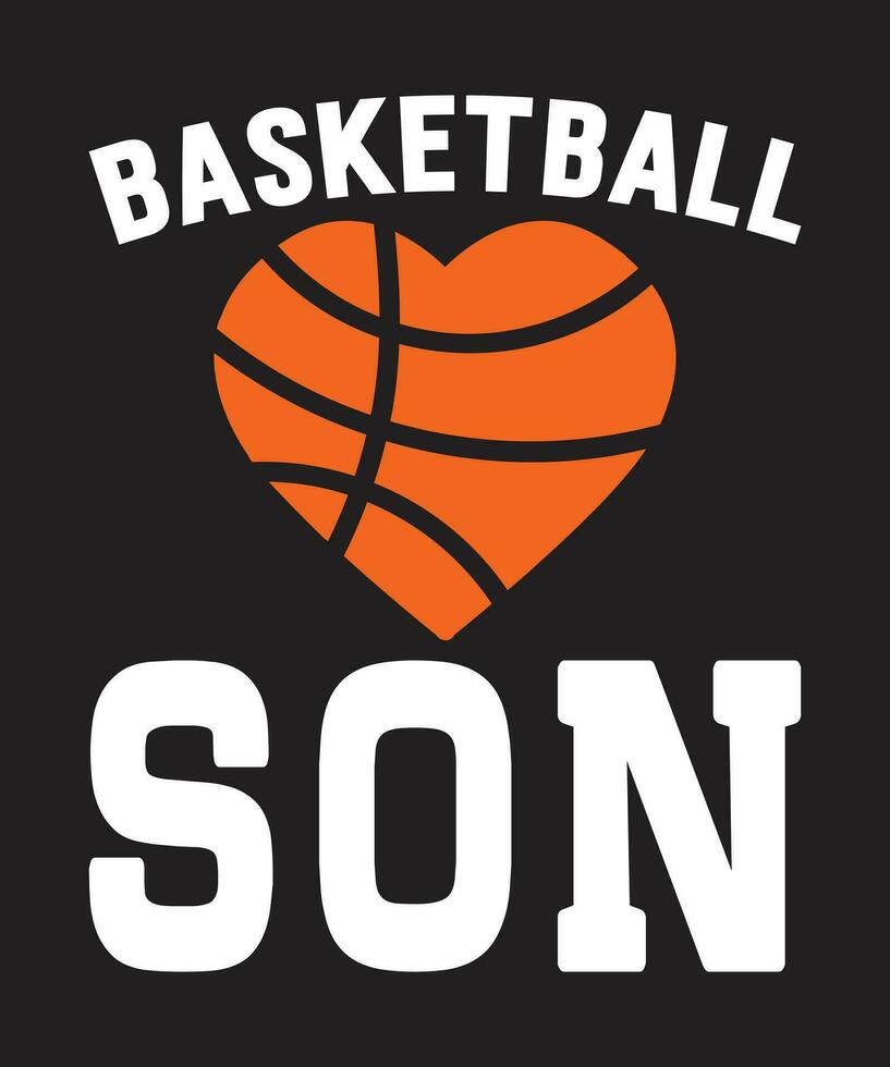 Basketball T-Shirt Design Vektor. verwenden zum T-Shirt, Tassen, Aufkleber, Karten, usw. vektor