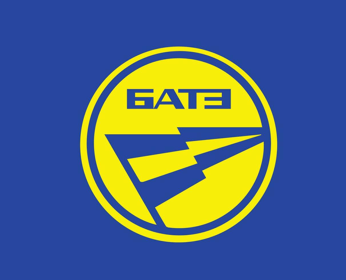 fk bat Borisov Verein Symbol Logo Weißrussland Liga Fußball abstrakt Design Vektor Illustration mit Blau Hintergrund