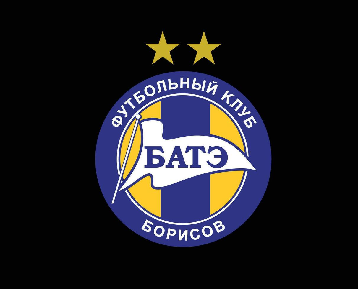 fk bat Borisov Verein Symbol Logo Weißrussland Liga Fußball abstrakt Design Vektor Illustration mit schwarz Hintergrund