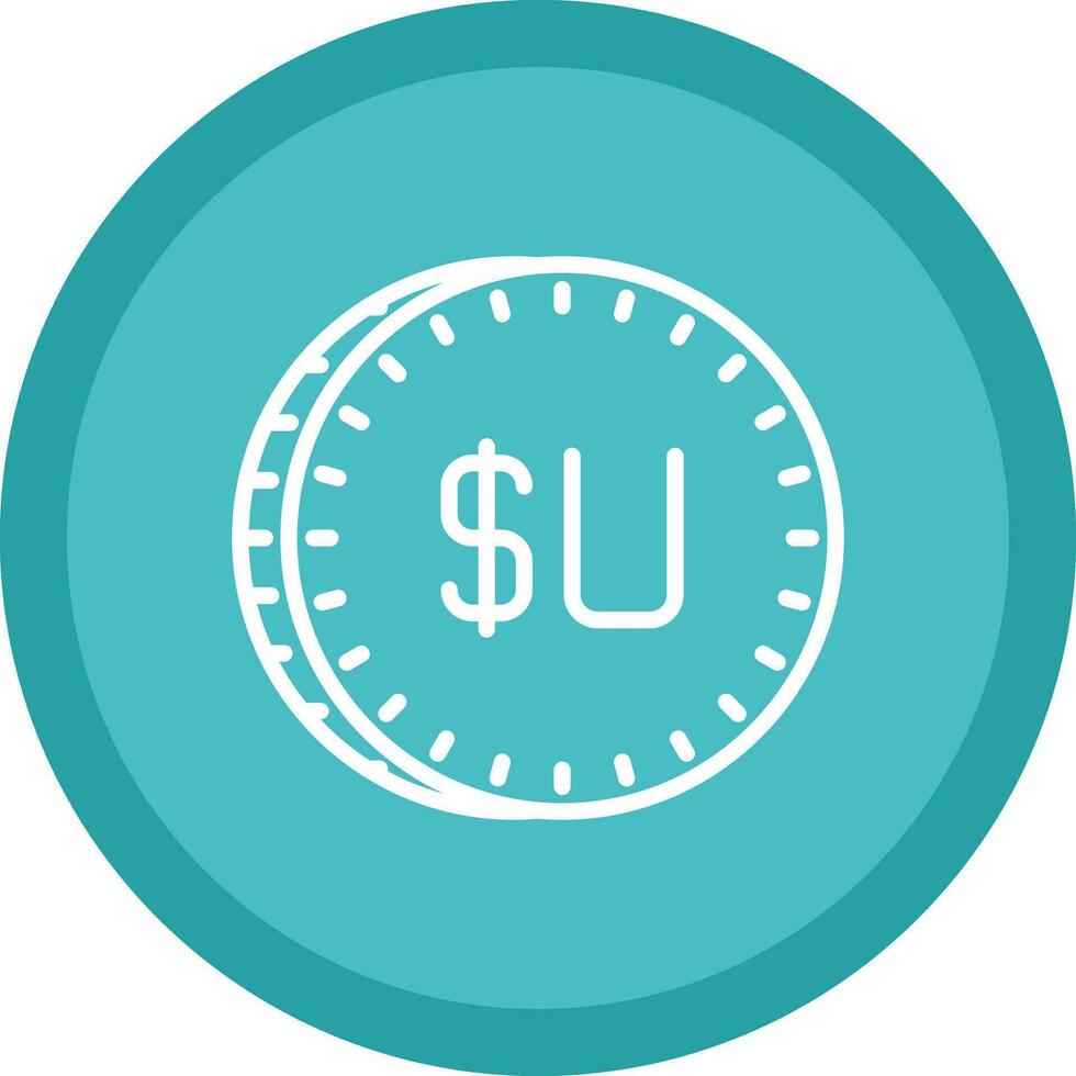 Uruguayisch Peso Vektor Symbol Design