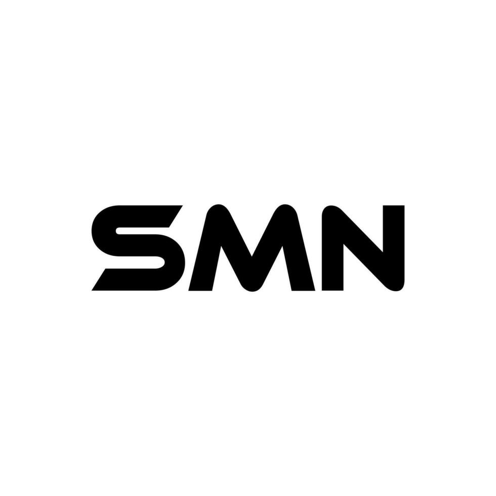 smn brev logotyp design, inspiration för en unik identitet. modern elegans och kreativ design. vattenmärke din Framgång med de slående detta logotyp. vektor