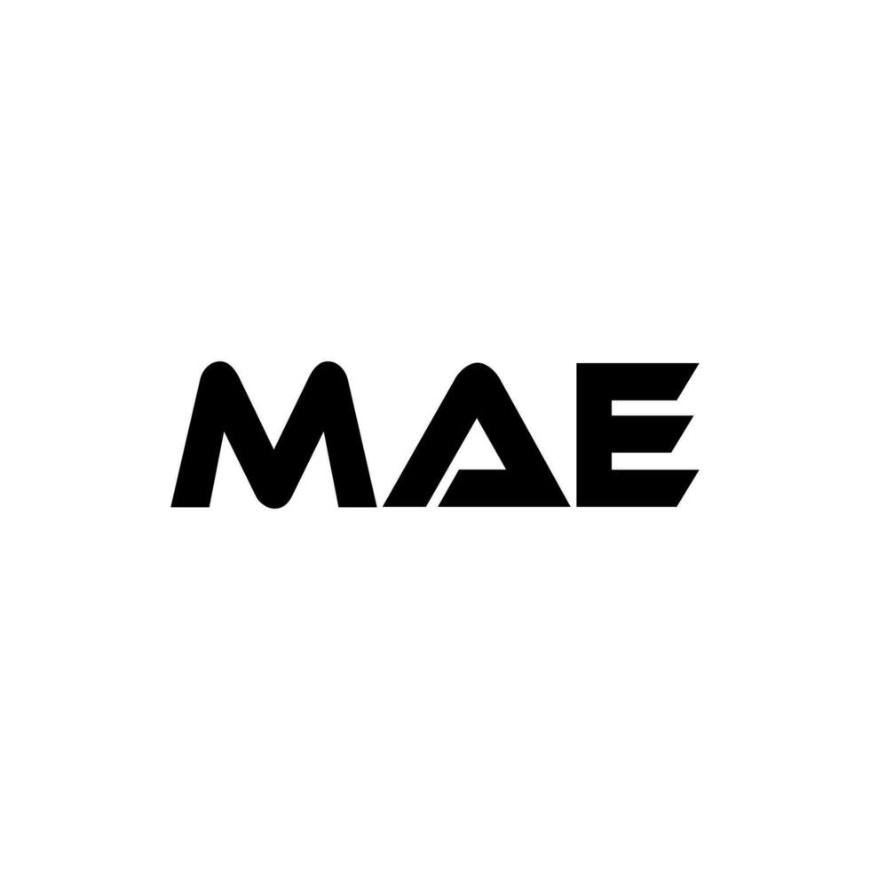 mae brev logotyp design, inspiration för en unik identitet. modern elegans och kreativ design. vattenmärke din Framgång med de slående detta logotyp. vektor