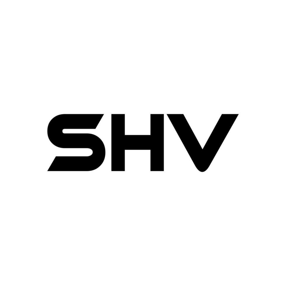 shv brev logotyp design, inspiration för en unik identitet. modern elegans och kreativ design. vattenmärke din Framgång med de slående detta logotyp. vektor