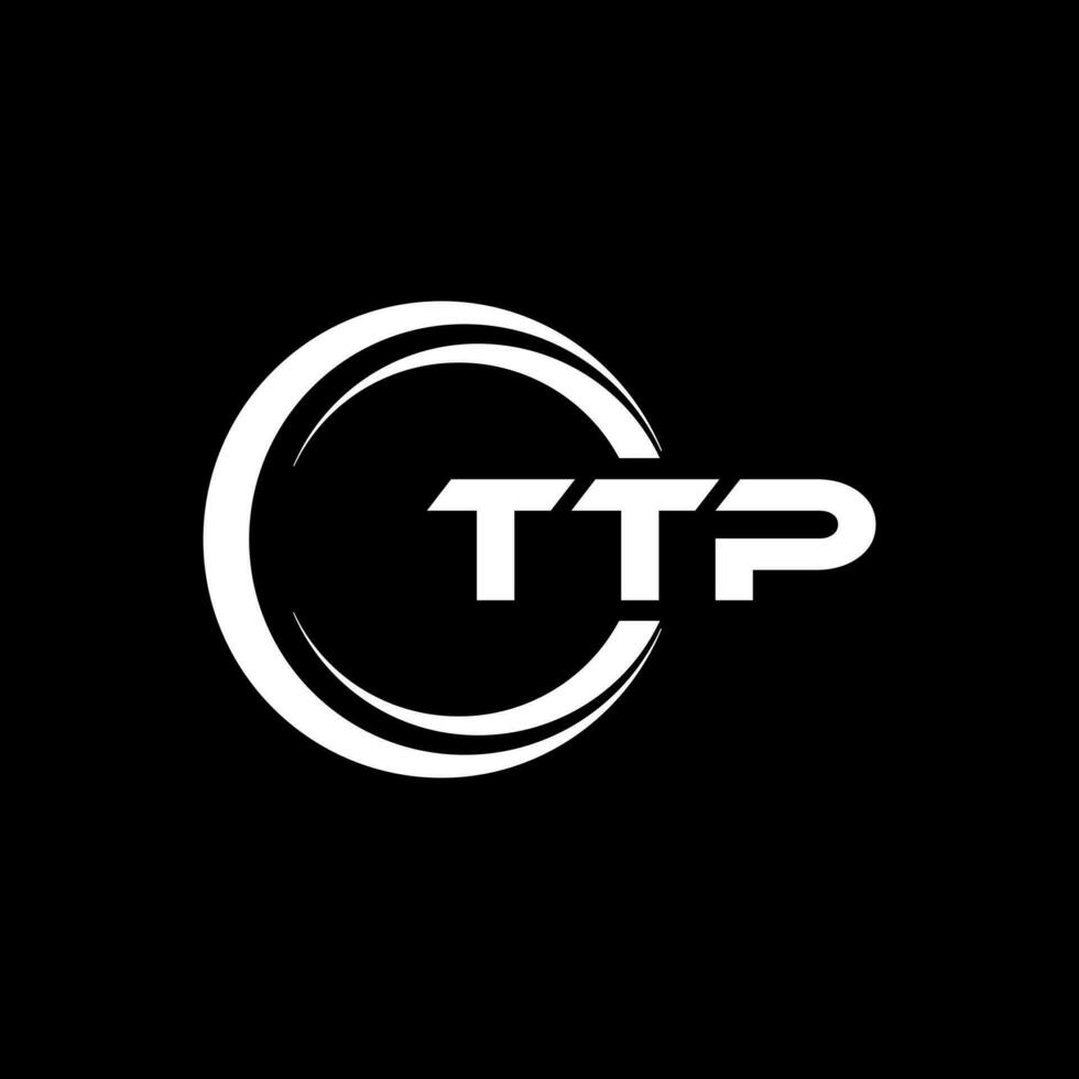 ttp Brief Logo Design, Inspiration zum ein einzigartig Identität. modern Eleganz und kreativ Design. Wasserzeichen Ihre Erfolg mit das auffällig diese Logo. vektor