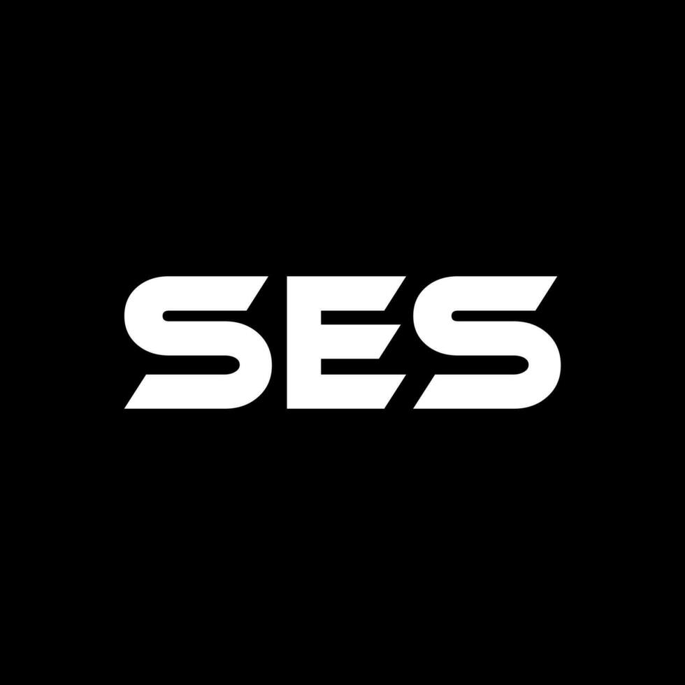 ses brev logotyp design, inspiration för en unik identitet. modern elegans och kreativ design. vattenmärke din Framgång med de slående detta logotyp. vektor