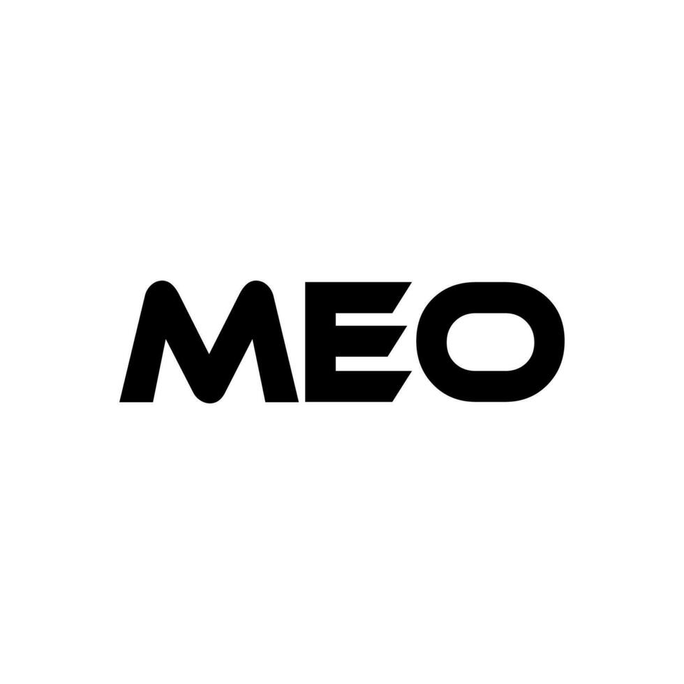 meo brev logotyp design, inspiration för en unik identitet. modern elegans och kreativ design. vattenmärke din Framgång med de slående detta logotyp. vektor