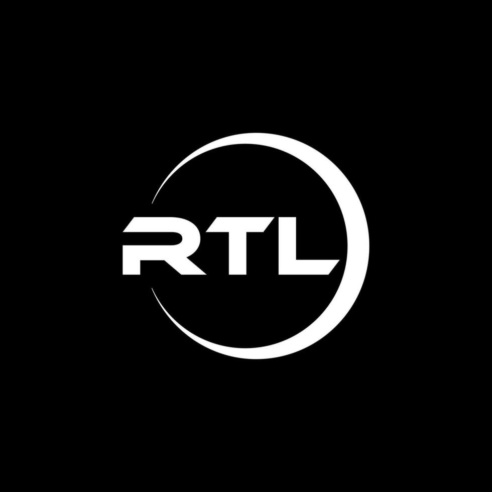 rtl Brief Logo Design, Inspiration zum ein einzigartig Identität. modern Eleganz und kreativ Design. Wasserzeichen Ihre Erfolg mit das auffällig diese Logo. vektor