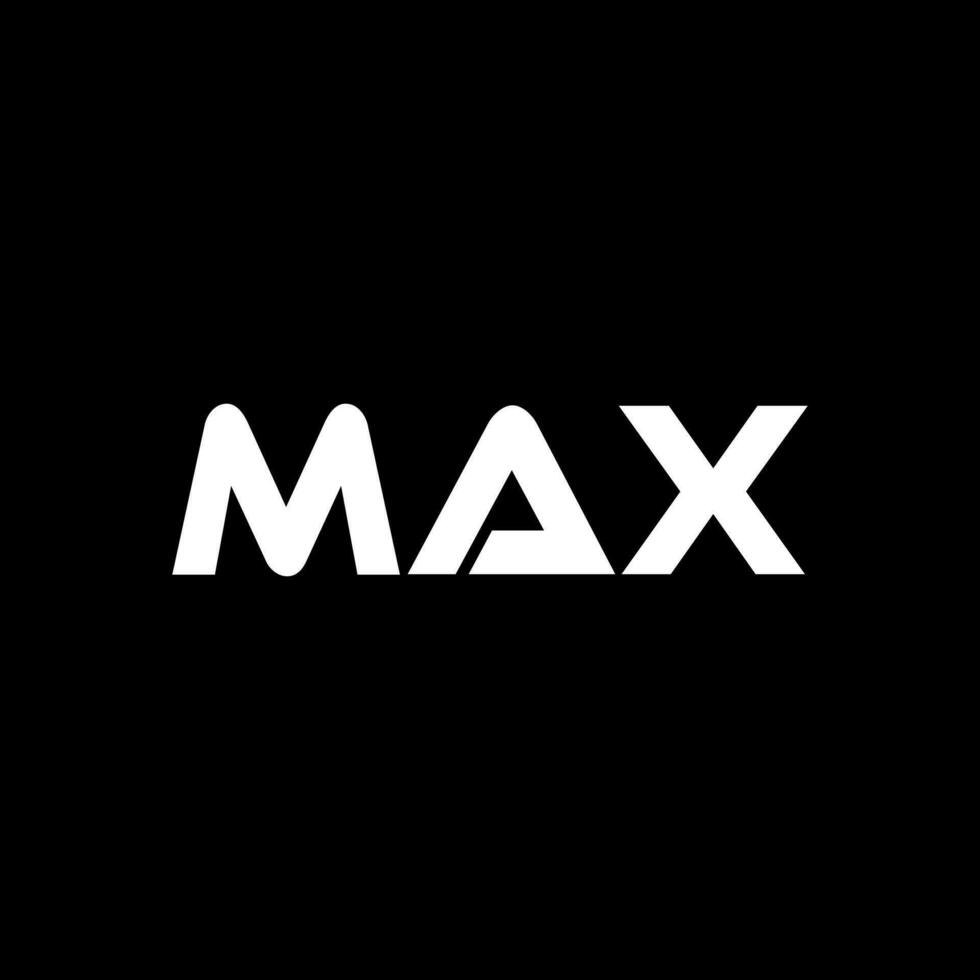 max Brief Logo Design, Inspiration zum ein einzigartig Identität. modern Eleganz und kreativ Design. Wasserzeichen Ihre Erfolg mit das auffällig diese Logo. vektor