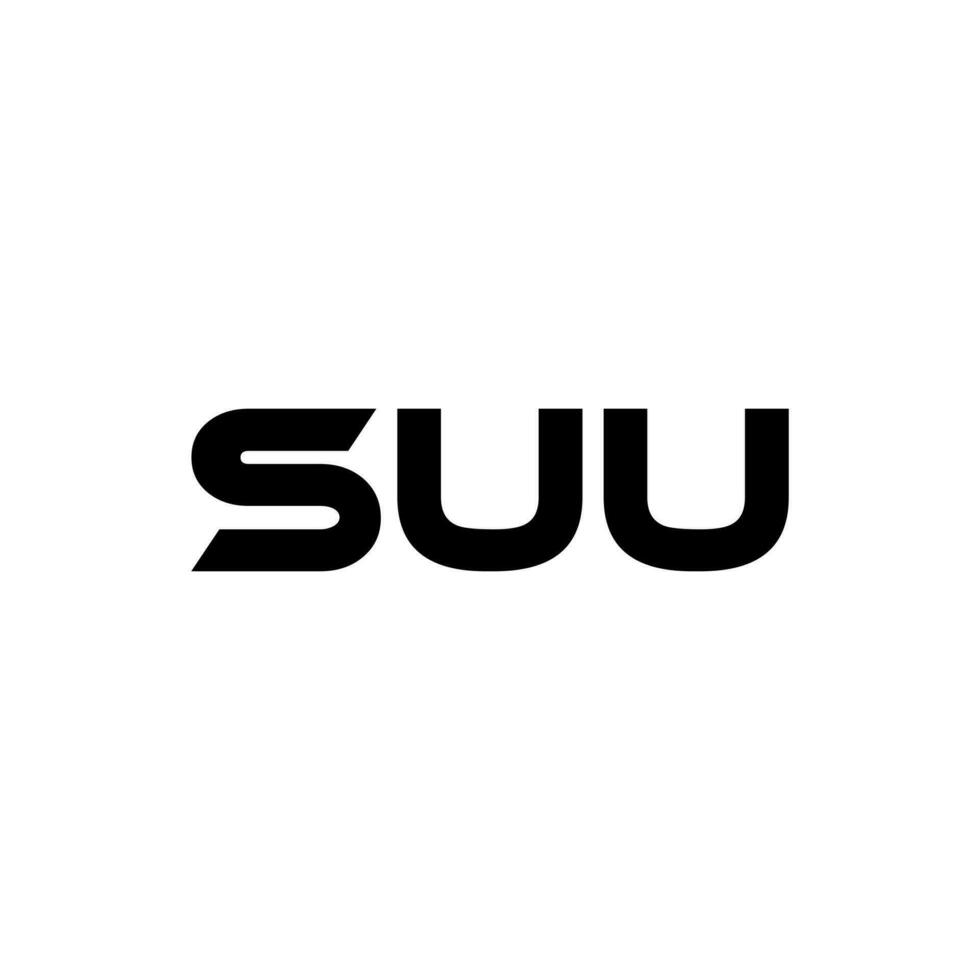 suu brev logotyp design, inspiration för en unik identitet. modern elegans och kreativ design. vattenmärke din Framgång med de slående detta logotyp. vektor