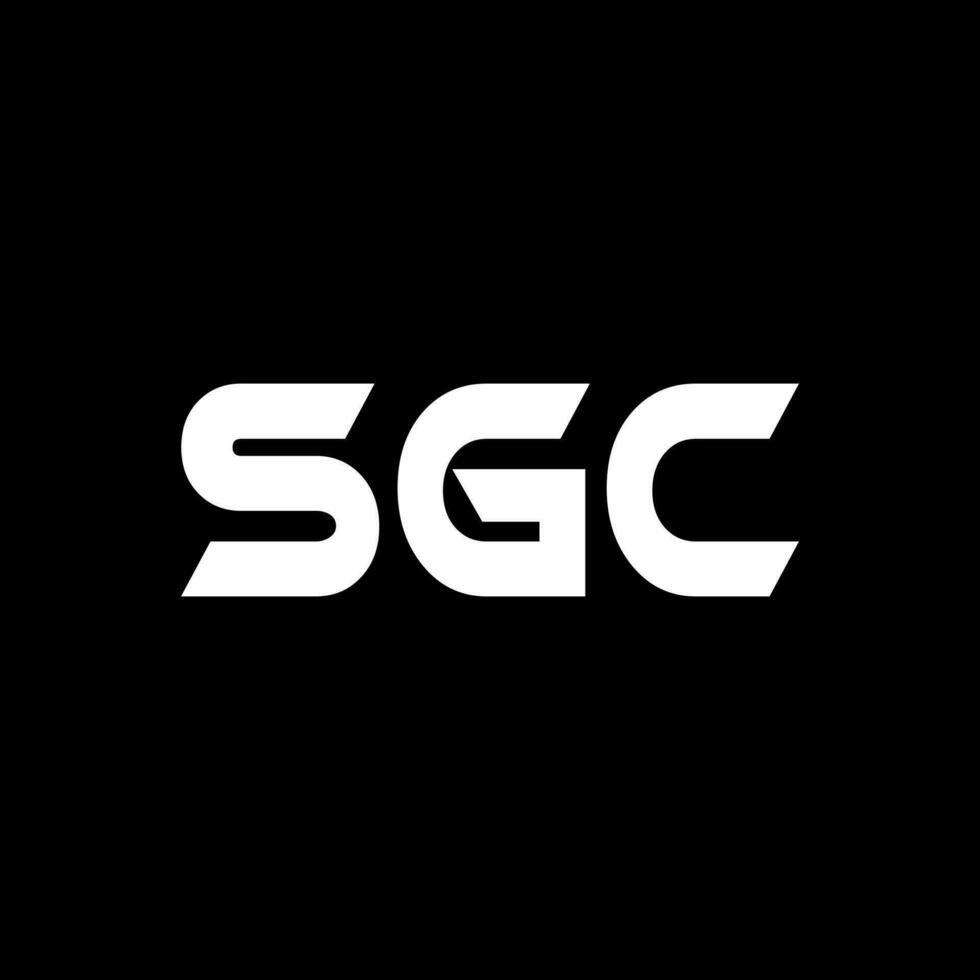 sgc brev logotyp design, inspiration för en unik identitet. modern elegans och kreativ design. vattenmärke din Framgång med de slående detta logotyp. vektor