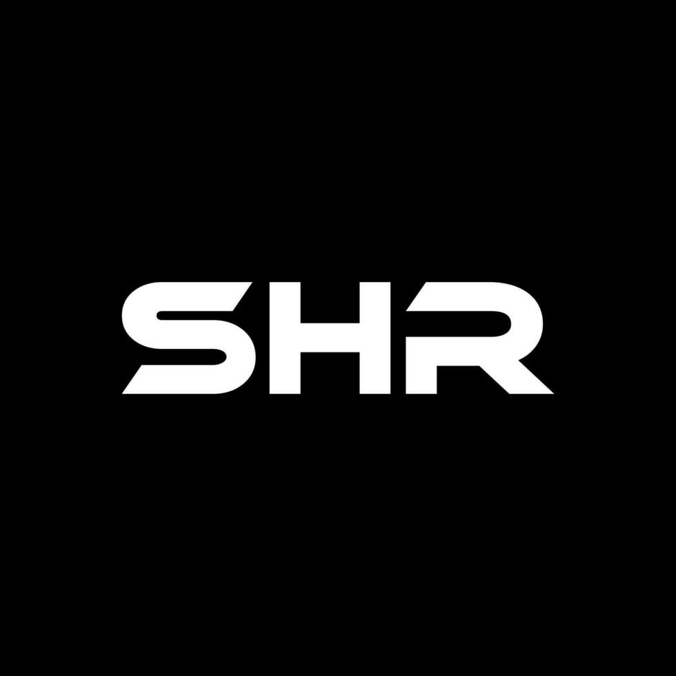 shr brev logotyp design, inspiration för en unik identitet. modern elegans och kreativ design. vattenmärke din Framgång med de slående detta logotyp. vektor