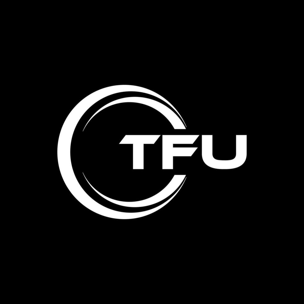 tfu brev logotyp design, inspiration för en unik identitet. modern elegans och kreativ design. vattenmärke din Framgång med de slående detta logotyp. vektor