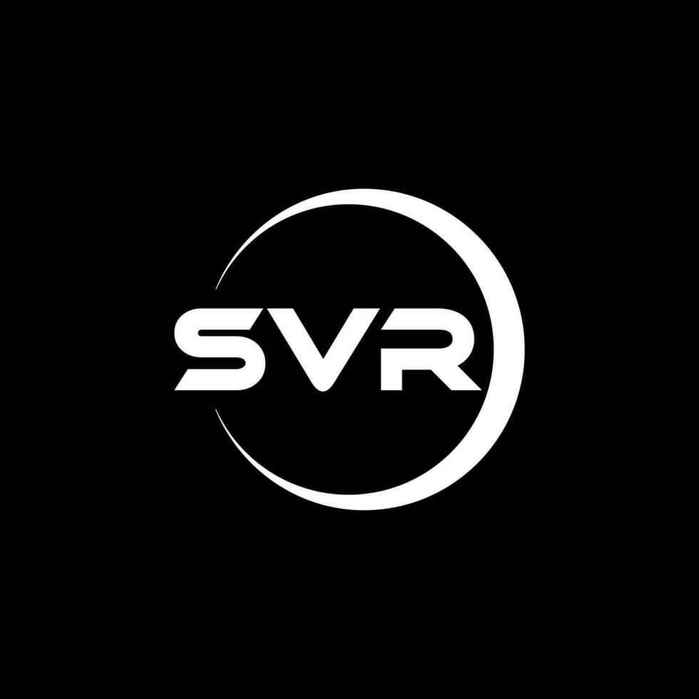 svr brev logotyp design, inspiration för en unik identitet. modern elegans och kreativ design. vattenmärke din Framgång med de slående detta logotyp. vektor