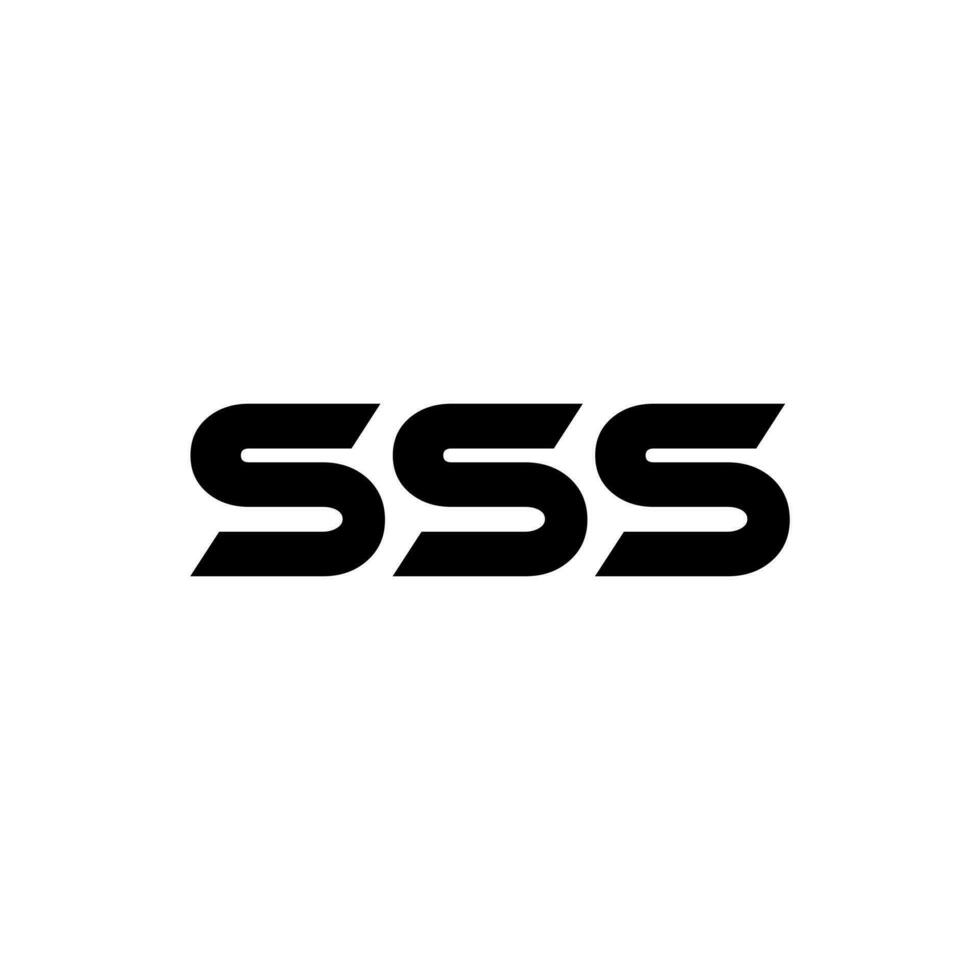 sss Brief Logo Design, Inspiration zum ein einzigartig Identität. modern Eleganz und kreativ Design. Wasserzeichen Ihre Erfolg mit das auffällig diese Logo. vektor