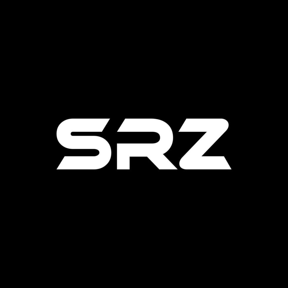 srz Brief Logo Design, Inspiration zum ein einzigartig Identität. modern Eleganz und kreativ Design. Wasserzeichen Ihre Erfolg mit das auffällig diese Logo. vektor