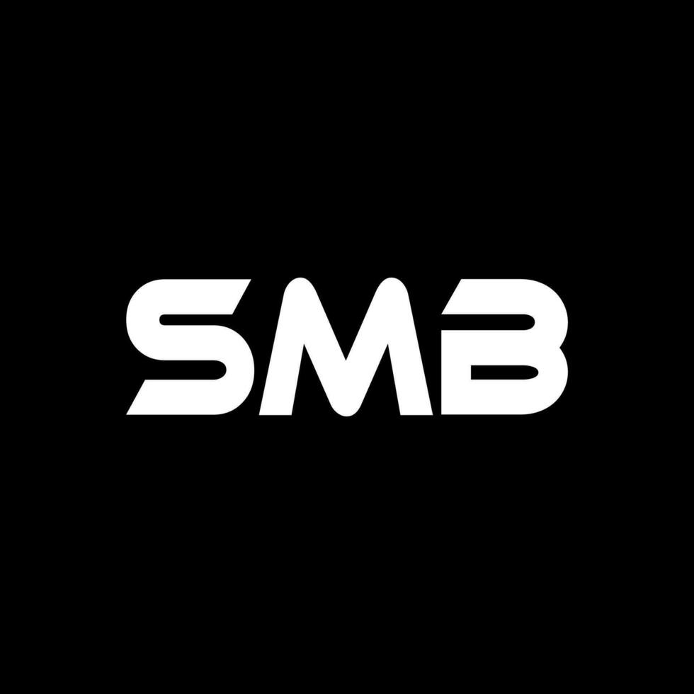 smb brev logotyp design, inspiration för en unik identitet. modern elegans och kreativ design. vattenmärke din Framgång med de slående detta logotyp. vektor