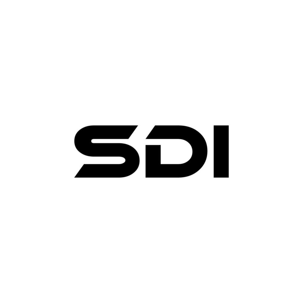 sdi brev logotyp design, inspiration för en unik identitet. modern elegans och kreativ design. vattenmärke din Framgång med de slående detta logotyp. vektor