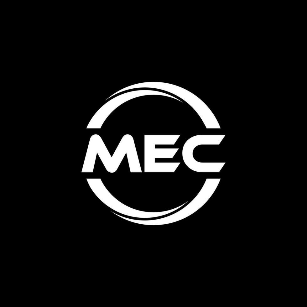 mec brev logotyp design, inspiration för en unik identitet. modern elegans och kreativ design. vattenmärke din Framgång med de slående detta logotyp. vektor