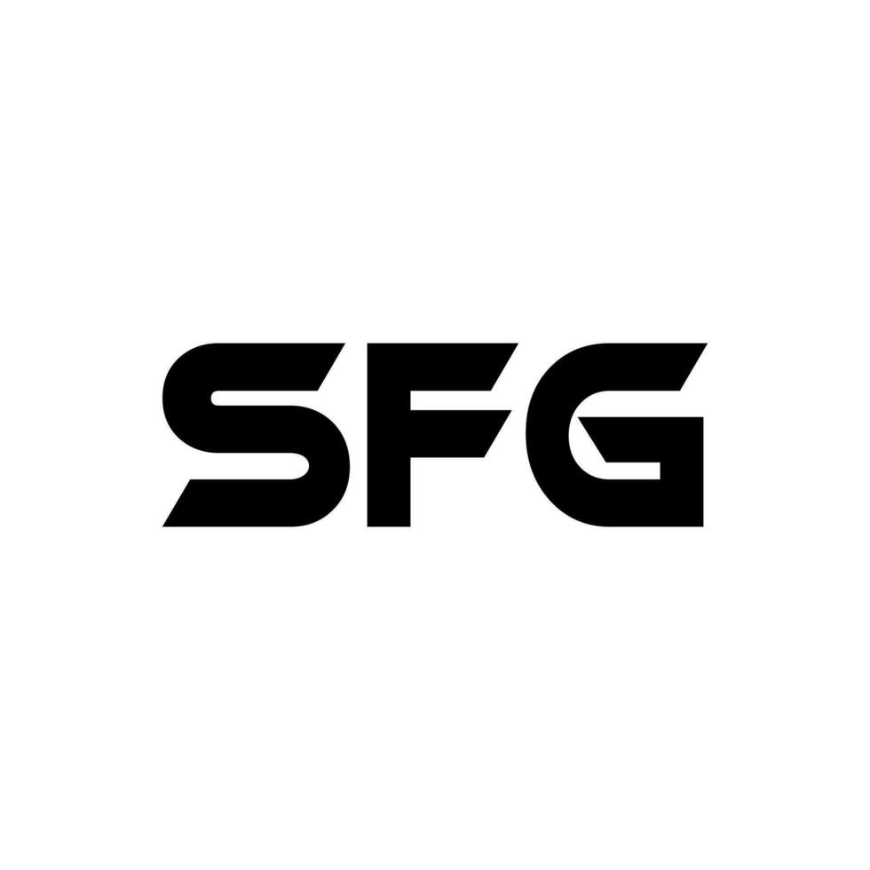 sfg Brief Logo Design, Inspiration zum ein einzigartig Identität. modern Eleganz und kreativ Design. Wasserzeichen Ihre Erfolg mit das auffällig diese Logo. vektor