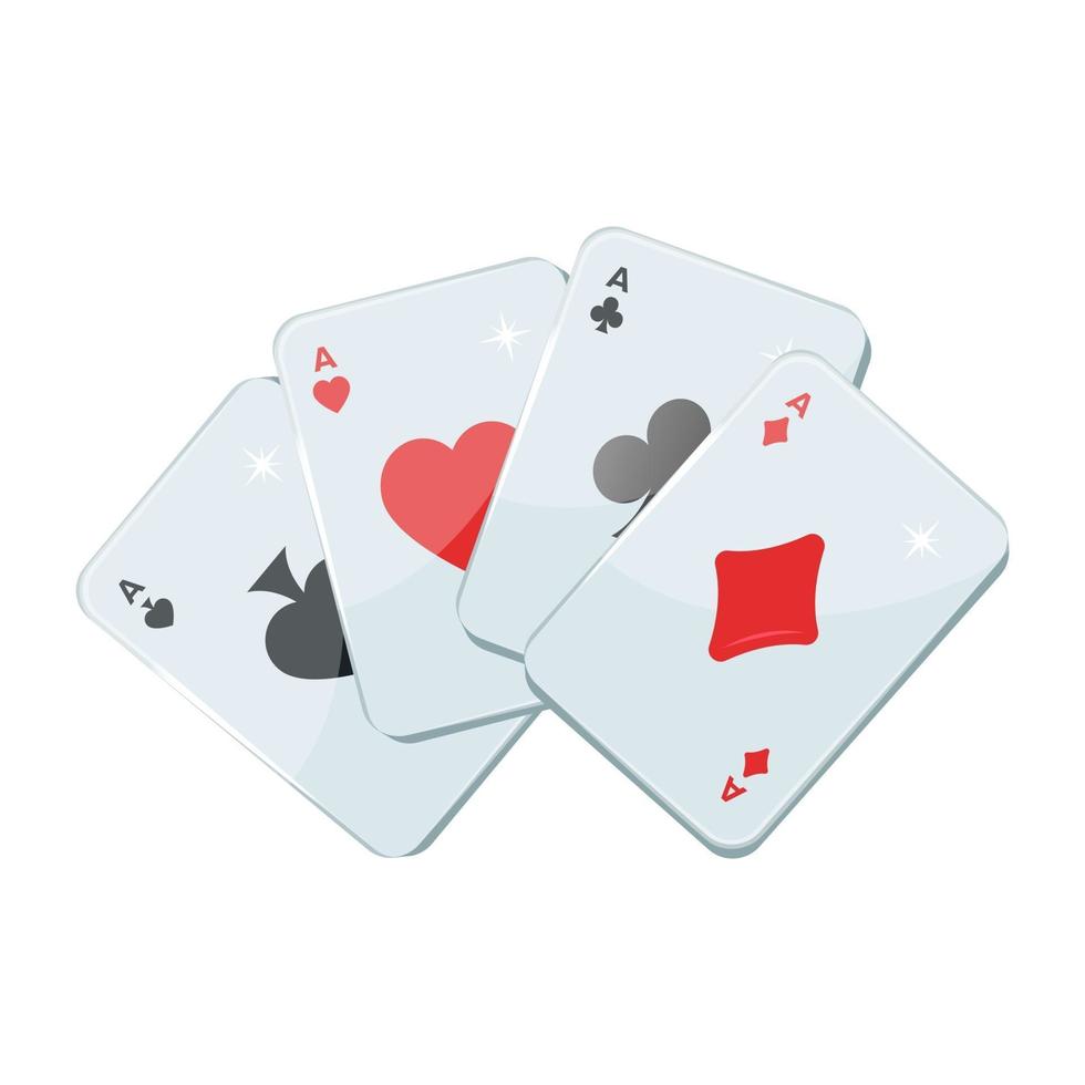 poker kortspel vektor