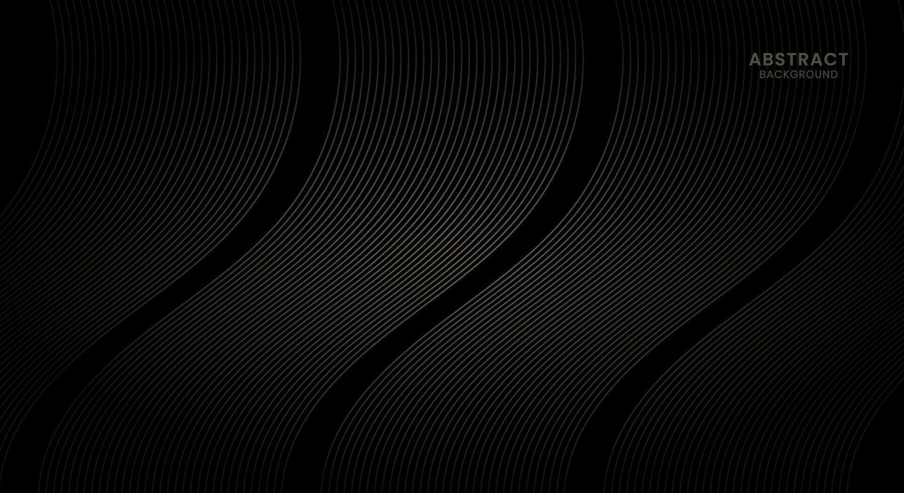 svart vågig rader textur bakgrund vektor