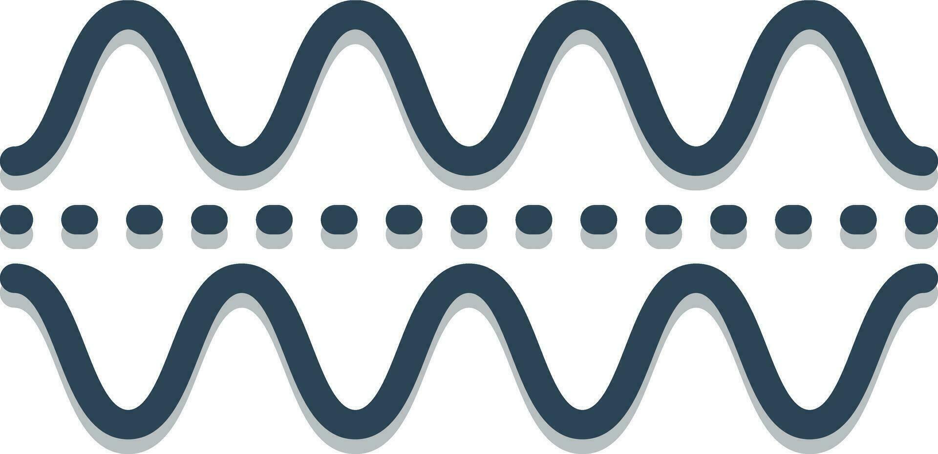 Färg ikon för frekvenser vektor