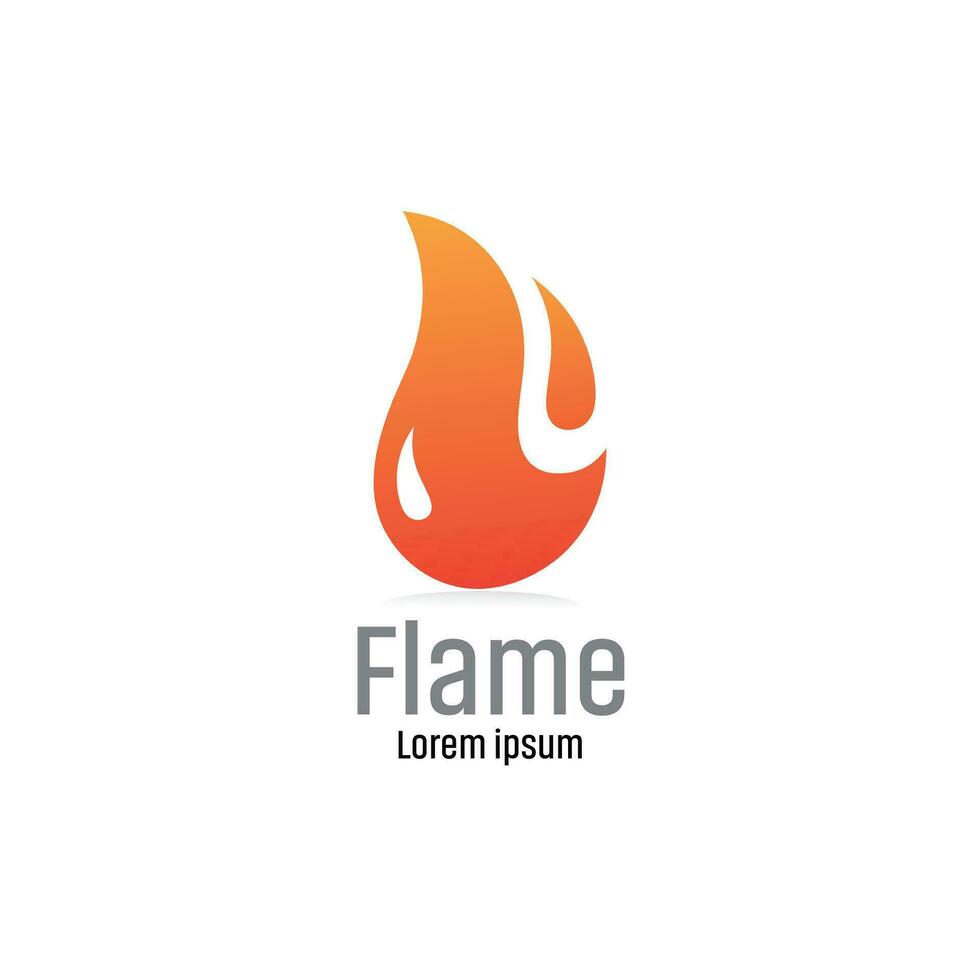 Feuer Flamme Logo Design Vektor Vorlage fallen Silhouette. kreativ Tröpfchen brennen elegant Lagerfeuer Logo Feuer Logo Konzept Symbol Design