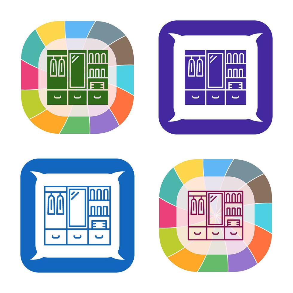 Kleiderschrank-Vektor-Symbol vektor