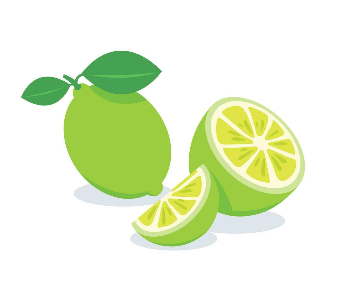 grön citron- vektor illustration