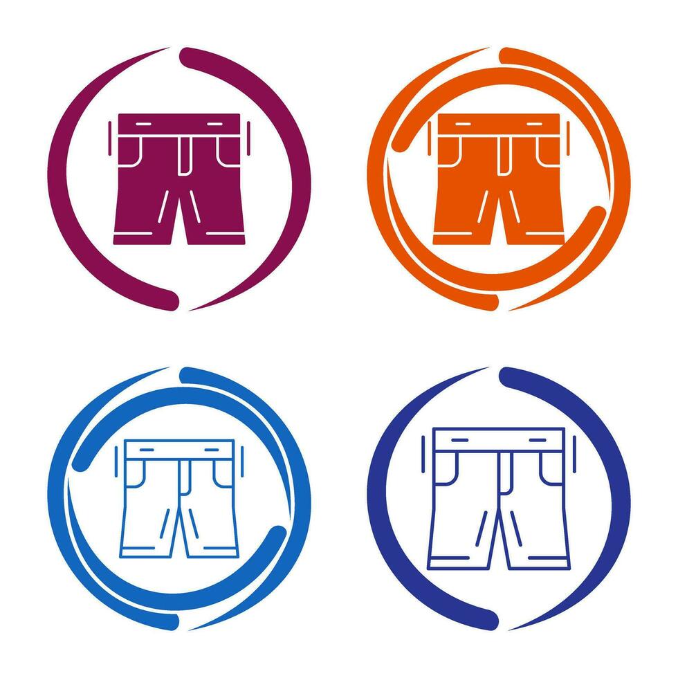 Shorts Vektor-Symbol vektor