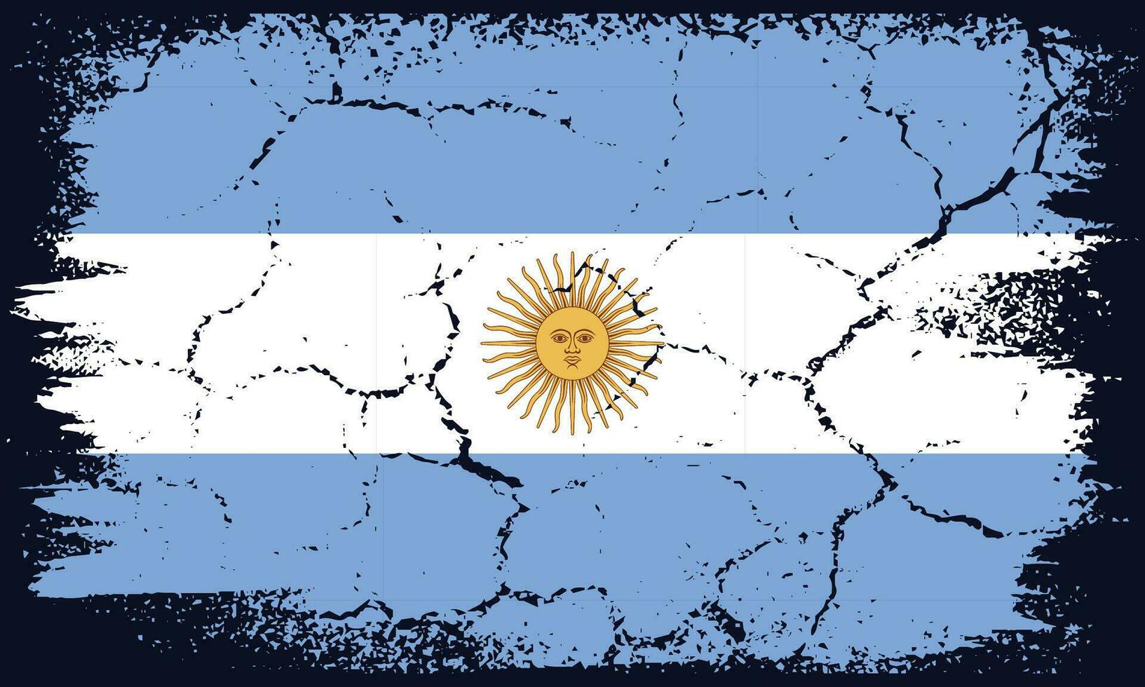 kostenlos Vektor eben Design Grunge Argentinien Flagge Hintergrund