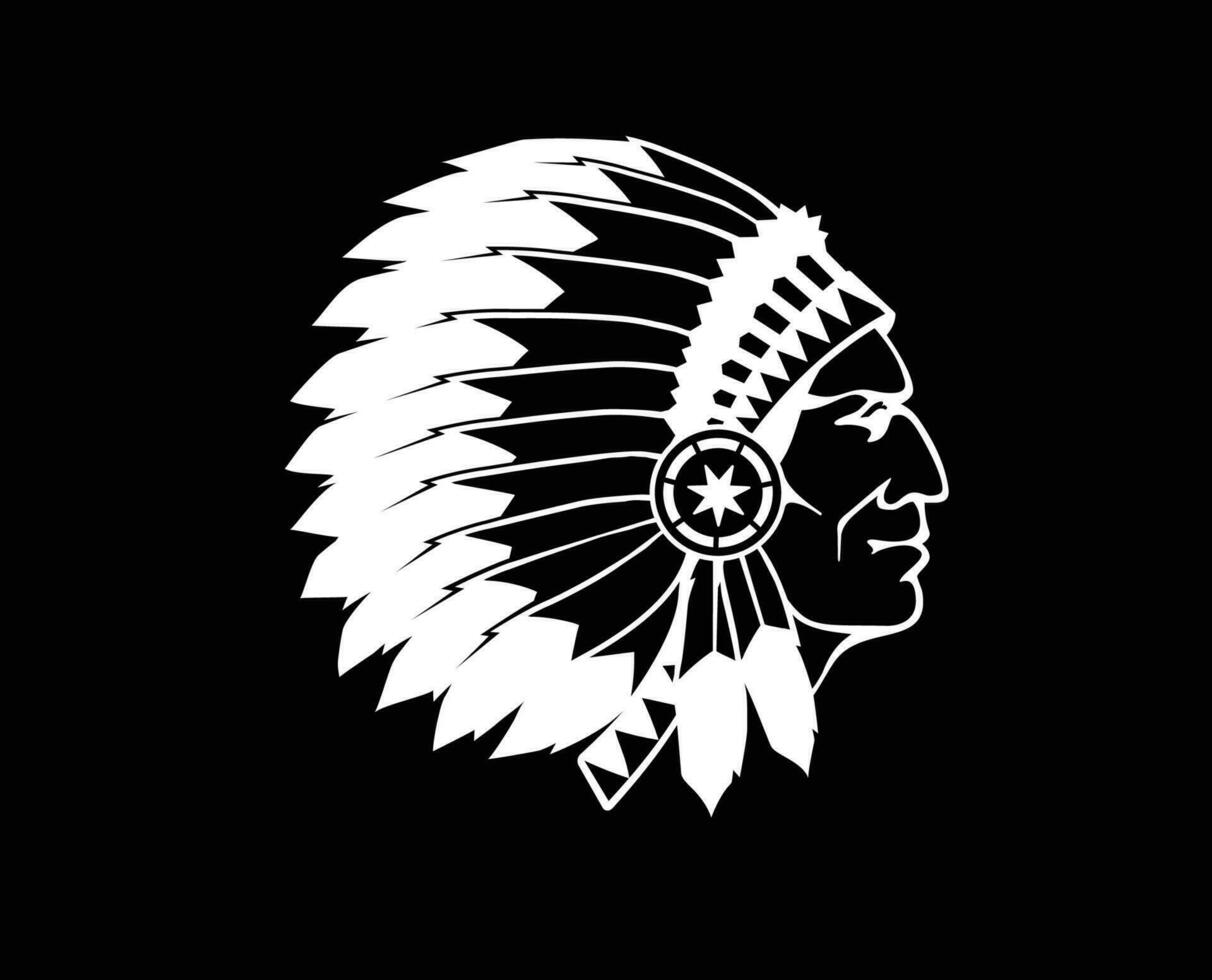 kaa gent logotyp klubb symbol vit belgien liga fotboll abstrakt design vektor illustration med svart bakgrund