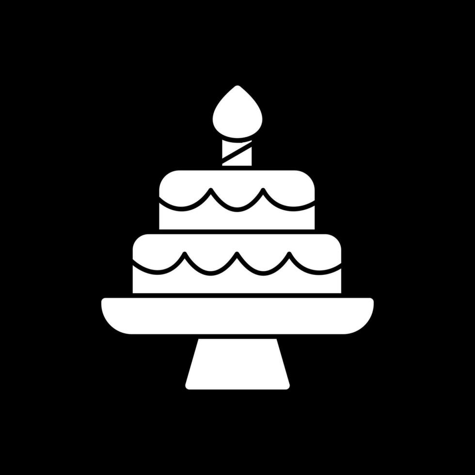 Kuchen-Vektor-Icon-Design vektor