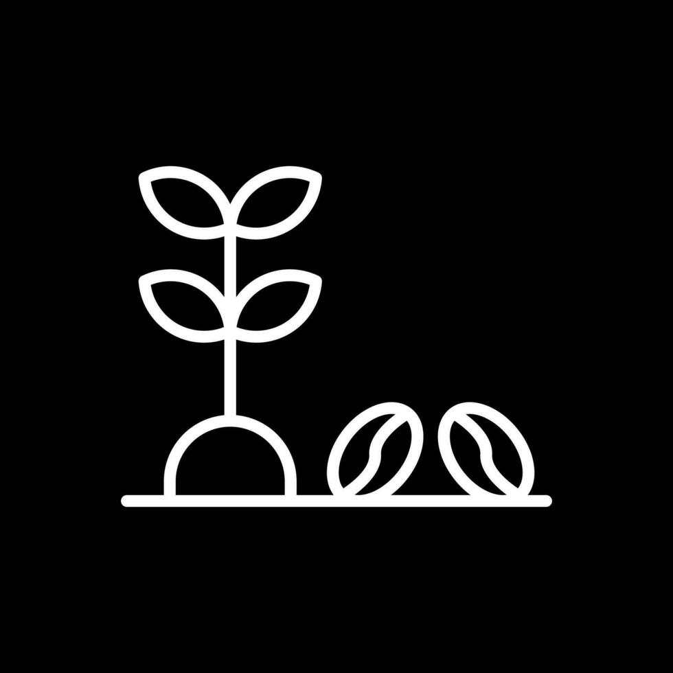 Kaffee Pflanze Vektor Symbol Design