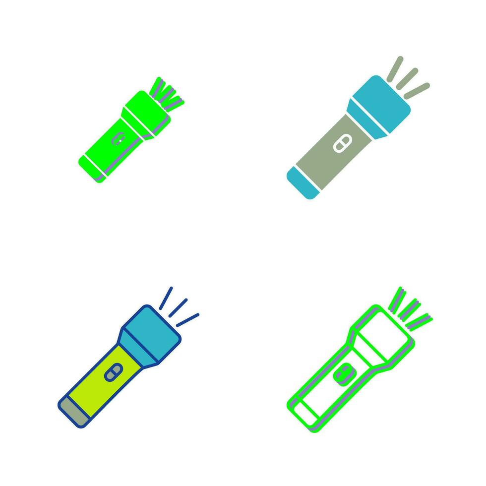 Symbol für Taschenlampenvektor vektor