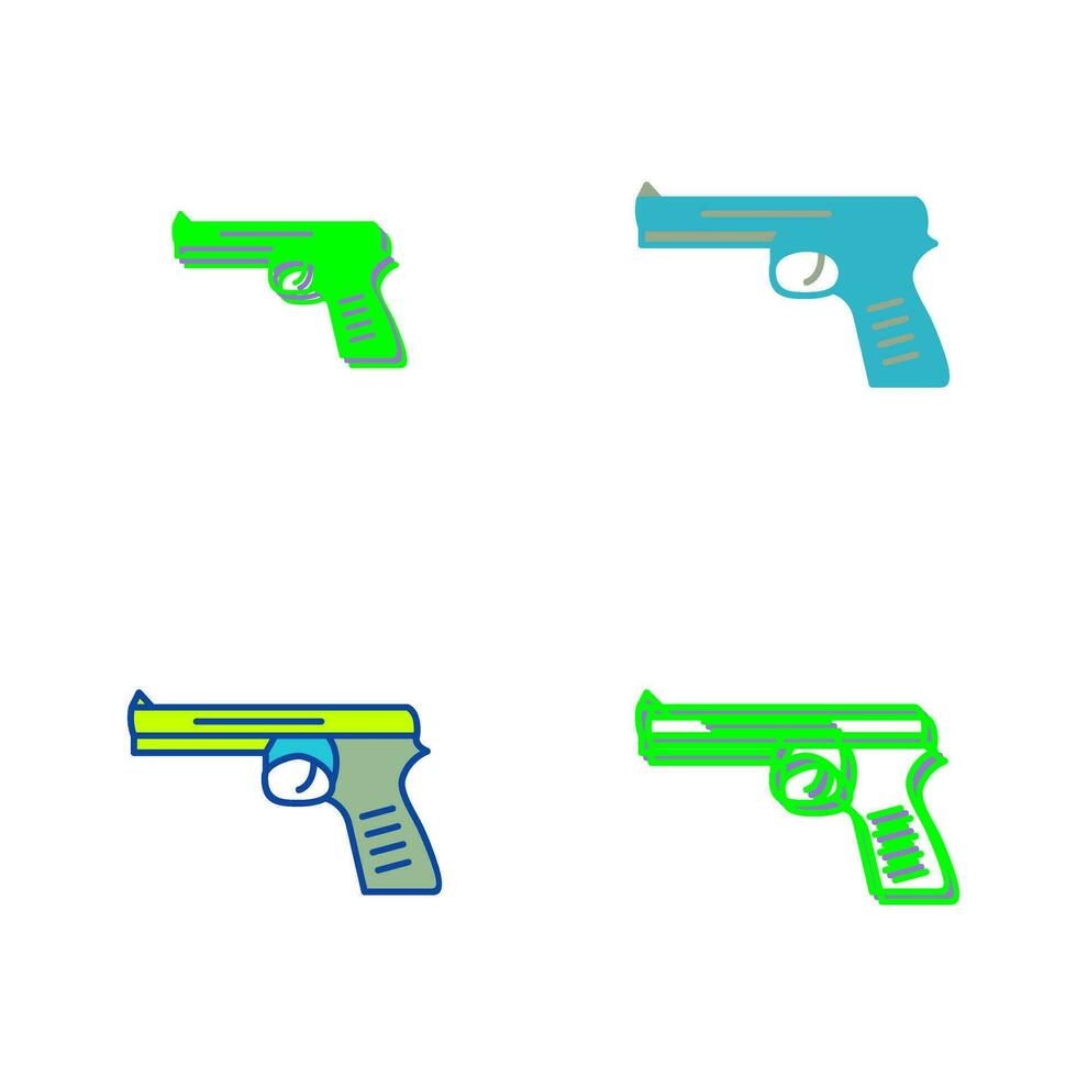 unik pistol vektor ikon