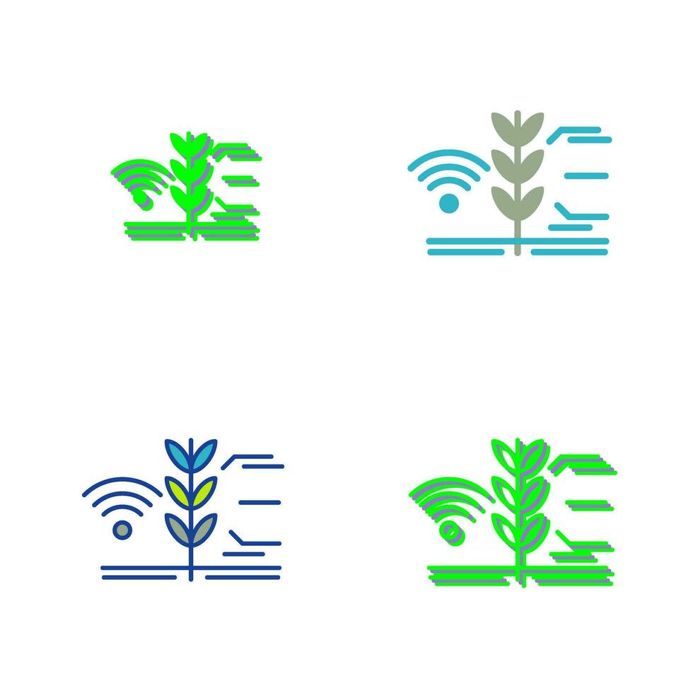 Smart-Farm-Vektor-Symbol vektor