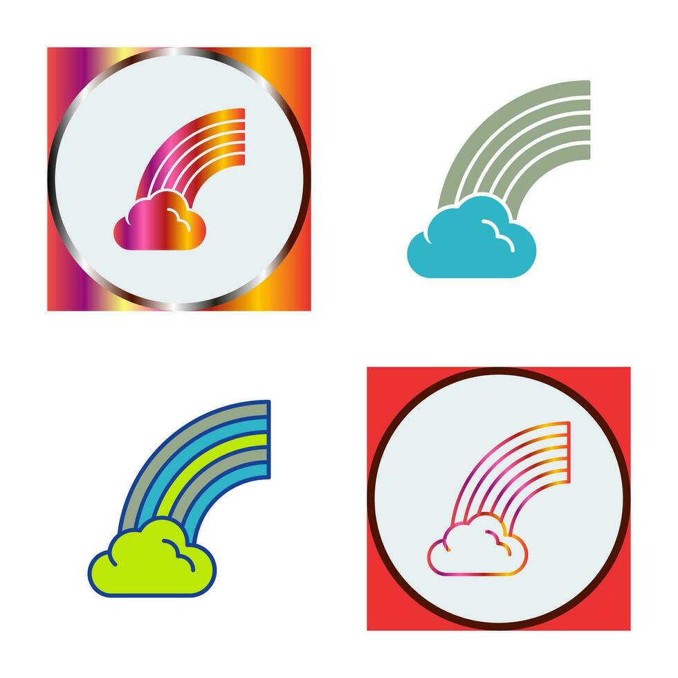 Regenbogen-Vektor-Symbol vektor