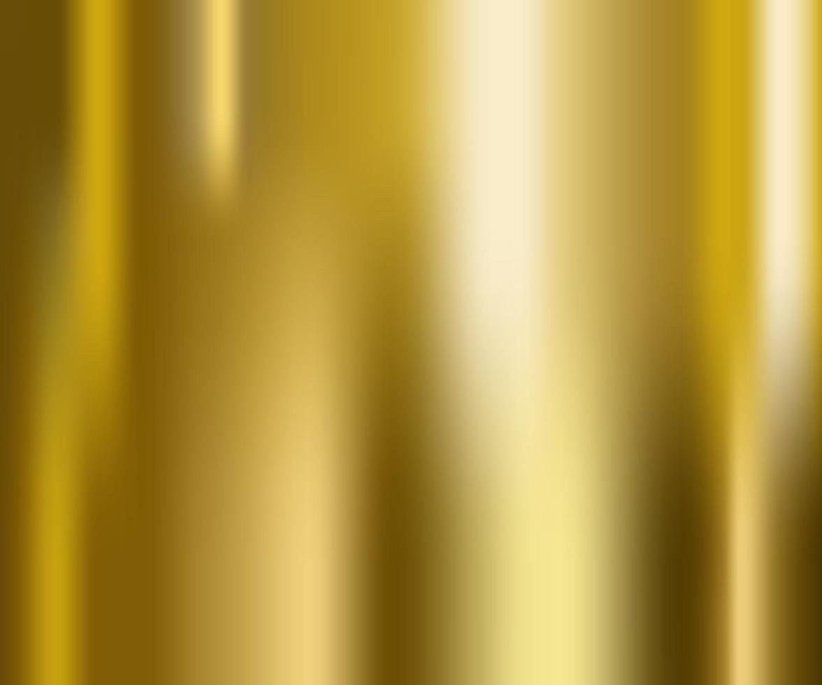 Vektor des goldenen Farbverlaufs. Gold Farbverlauf Hintergrundtextur metallisch