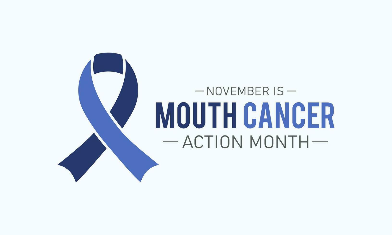 mun cancer verkan månad är observerats varje år i november. november är mun cancer verkan månad. vektor mall för baner, hälsning kort, affisch med bakgrund. vektor illustration.