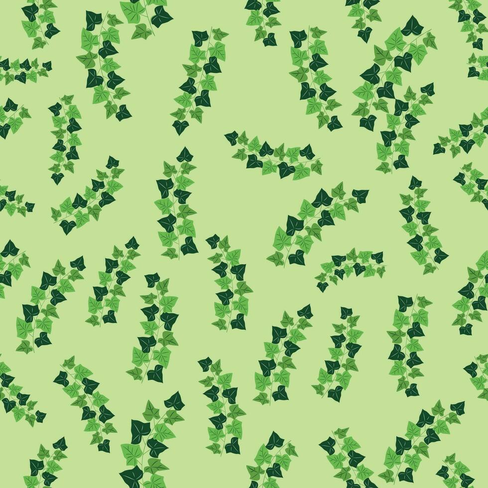 gedeihen Natur Sommer- Garten texturiert Hintergrund. Blumen- nahtlos Muster. Ast mit Blätter Zier Textur vektor