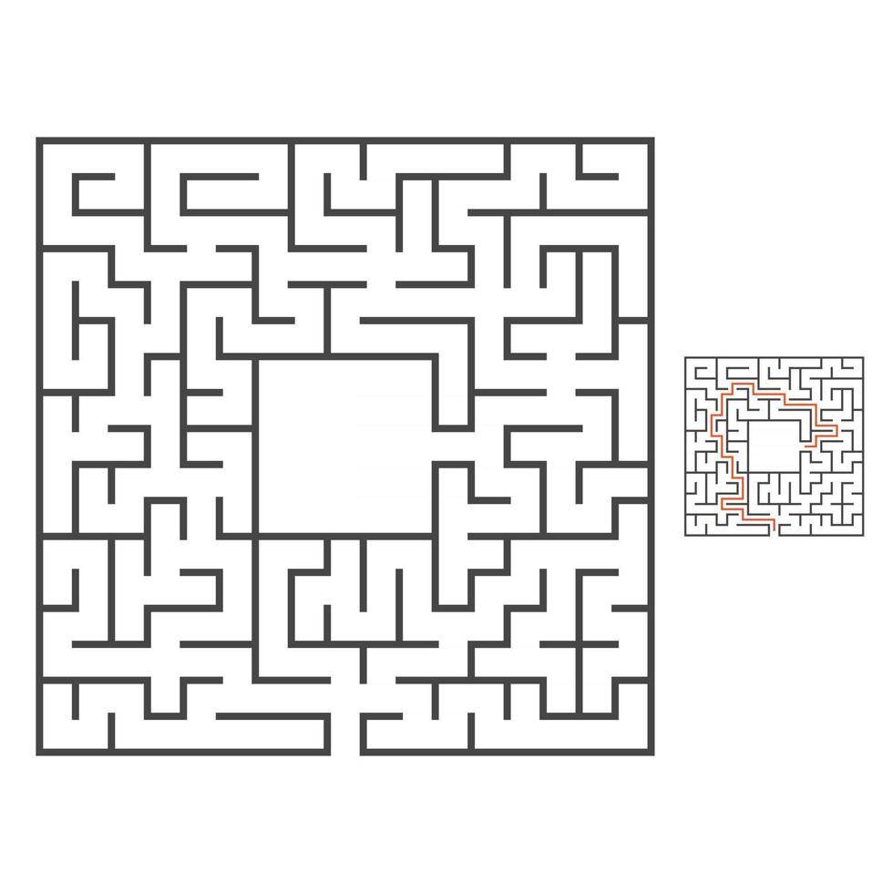 Labyrinth für Kinder. Puzzle für Kinder. Labyrinth Rätsel. vektor